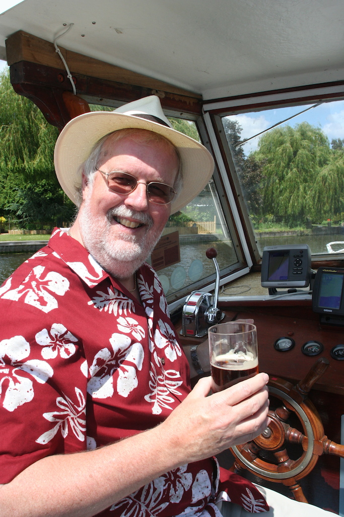 Toasting the Terra Nova: Mort Smith, where he loves to be. Toasting the Terra Nova: Mort Smith, where he loves to be.