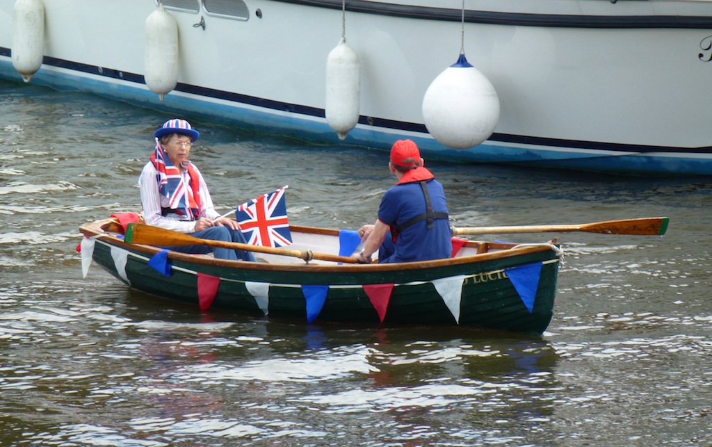 Boats of all sizes took part