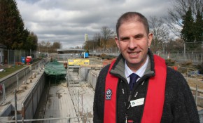 Chertsey Lock has had a makeover Matt Carter, the EA’s Upper Thames Waterways Manager