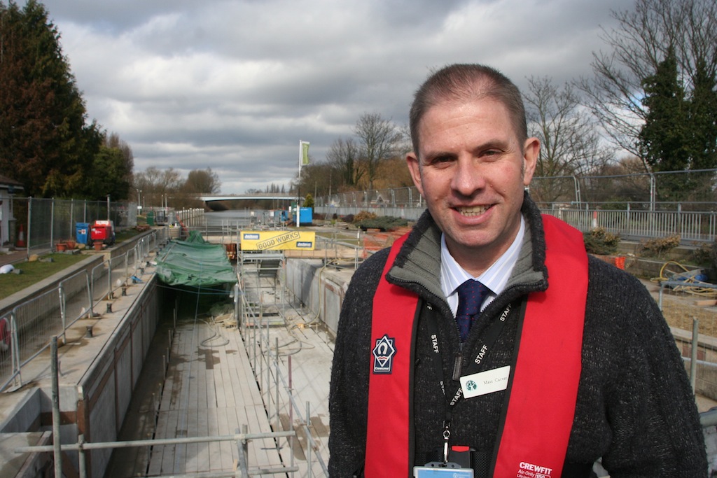 Matt Carter, the EA’s Upper Thames Waterways Manager
