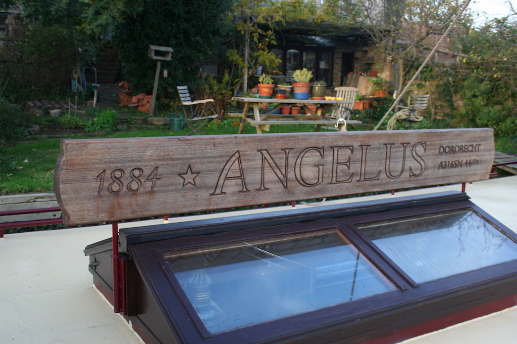 Dutch barge Angelus - now classed as a houseboat.