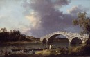 Spanning the centuries The first Walton Bridge, as painted by Canaletto