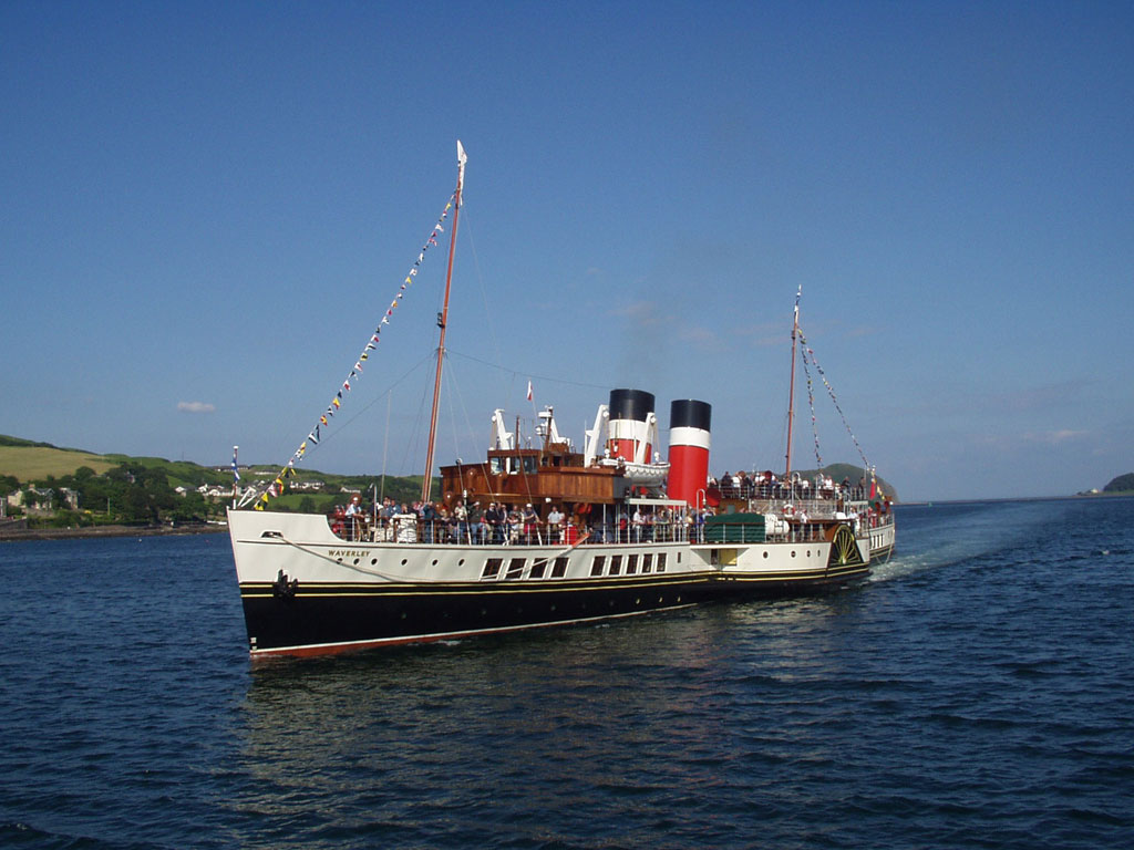 The paddle steamer Waverley will be visiting London again this year