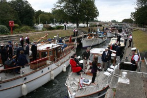 The Little Ships in Molesey Lock