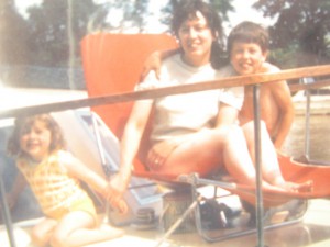 Barbara Graham with Julie, left and Cliff