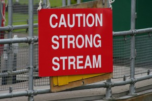 Environment Agency red board