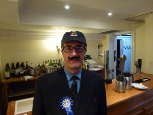 Tim Carter had the Weybridge SC members in fits with his rendition of his own poem ‘The Oxford Cox’