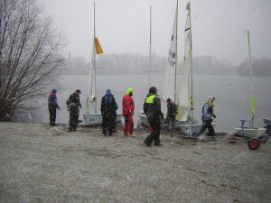 Desborough SC in the snow