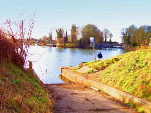 Weybridge Sailing Club’s slipway